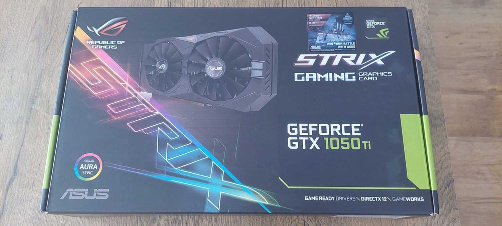 Продавам видеокарта ASUS STRIX GeForce GTX 1050Ti