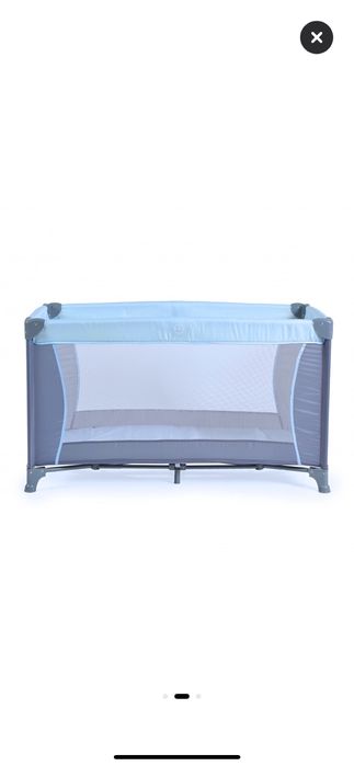 Patut pliabil cu un singur nivel de inaltime moni Lollipop ,120x60 cm