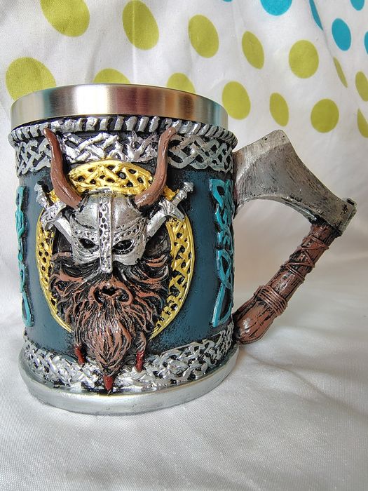Halbă de bere Viking/ Nou
