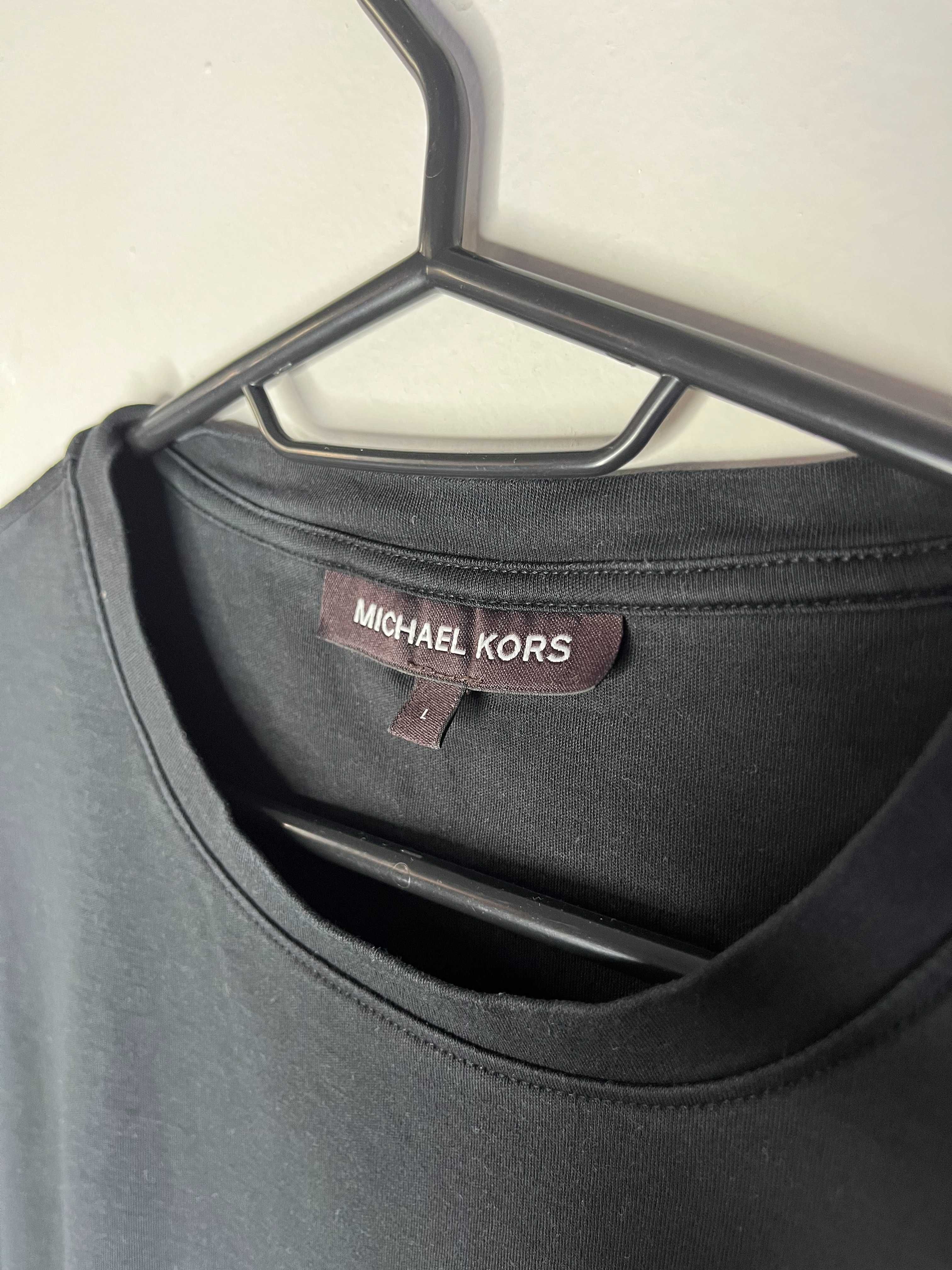Michael Kors Tile Logo Black T-Shirt Мъжка Тениска