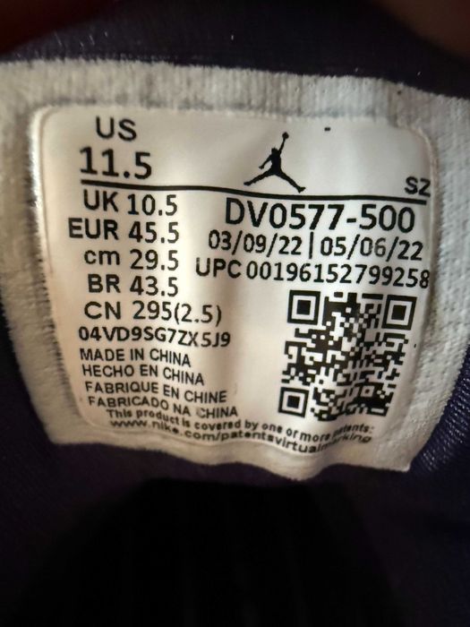 Jordan 7 Retro Quai54 – 45.5