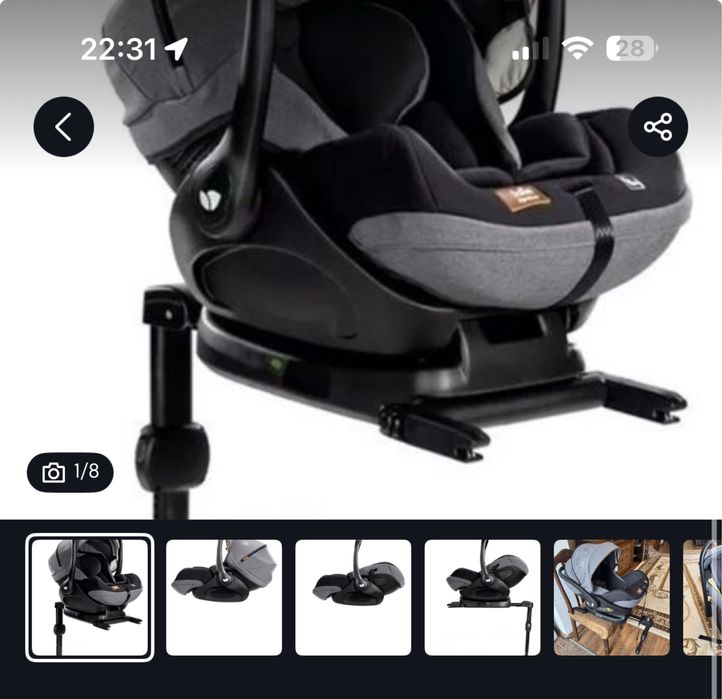 Деткая овтолюька Joie lLevel 0+