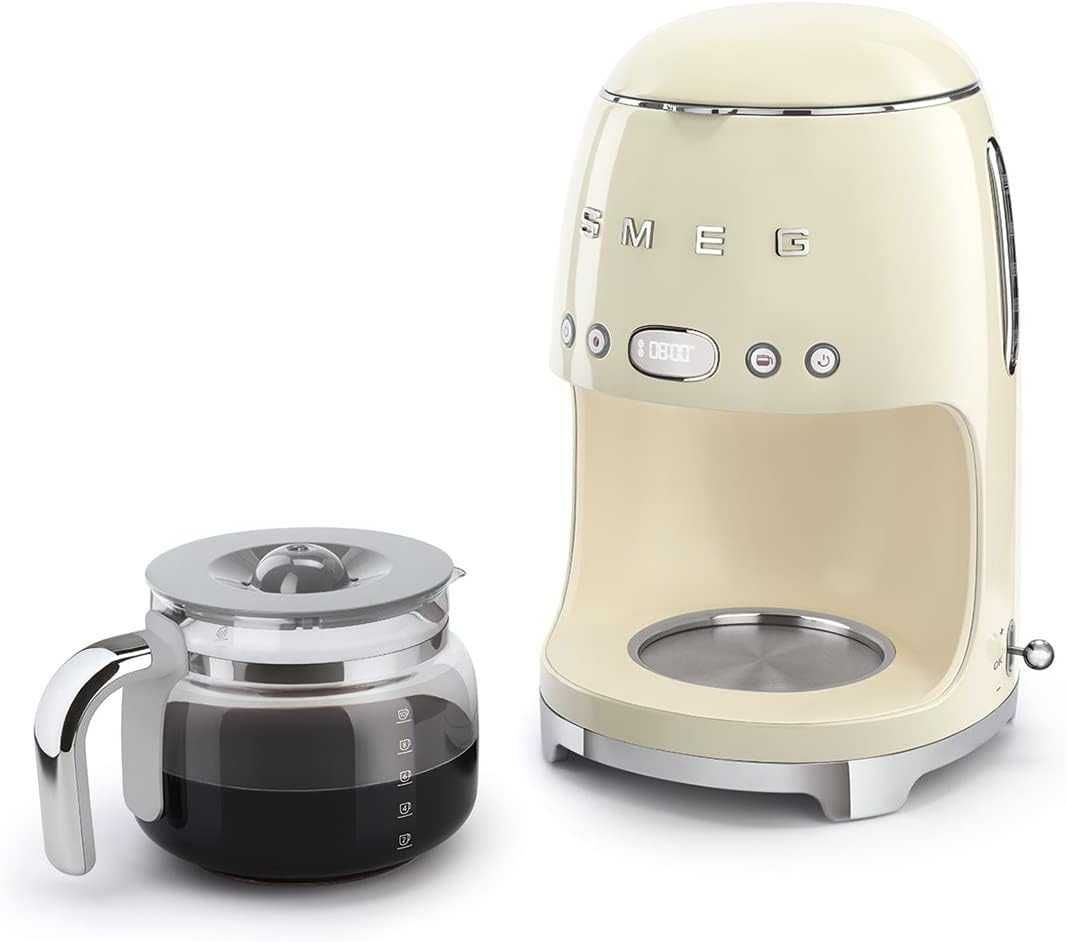 Шварц кафемашина Smeg (DCF02CREU) 1050W 1.4L Филтърна кафемашина
