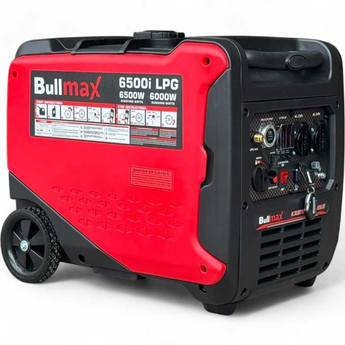 6.5kW Инверторен генератор за ток LPG Бензин, Газ, ел. старт, дист