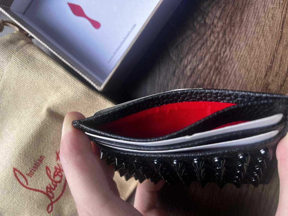 Портфейл / Картодържач Christian Louboutin кожен