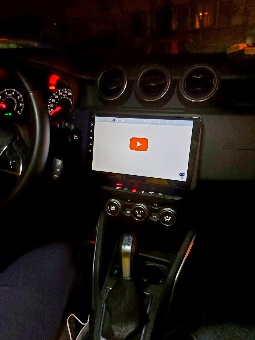 Navigatie Android Dacia Duster Waze YouTube GPS BT USB