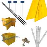 Sistem complet cofraje doka , lana , panouri , accesorii montanti pana