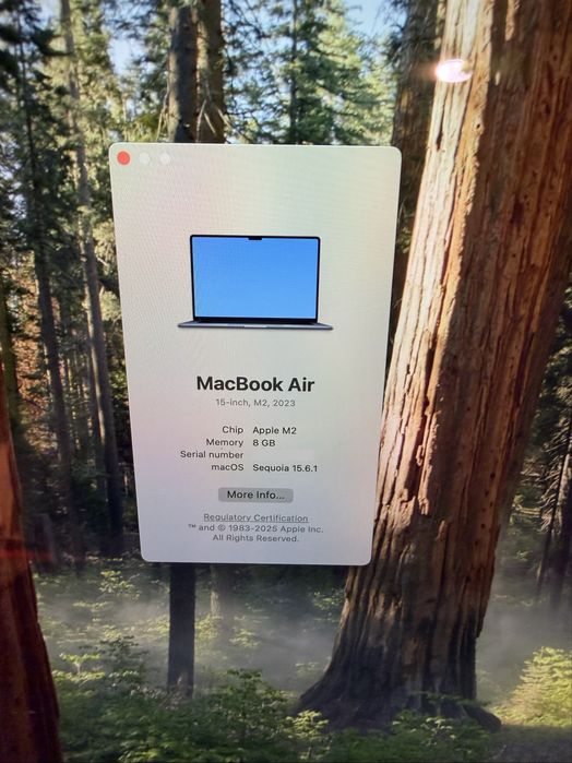 MacBook Air 15 M2 2023 A2941/ 8GB / 256SSD / Midnight