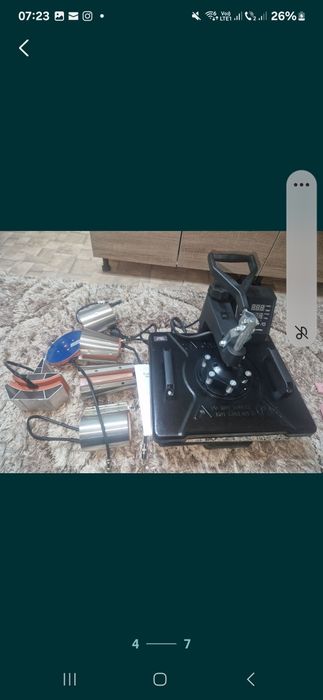 Prese termice inscripționat tricouri etc