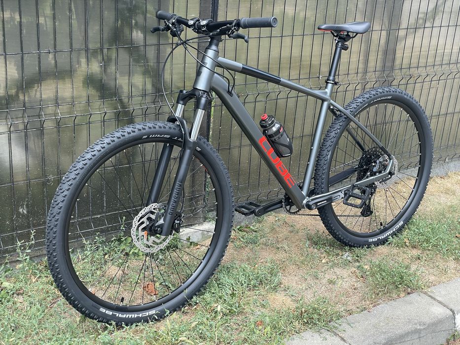 MTB CUBE Analog Ca NOU, Gri Mat, 1X12 Sram Eagle, Cadru 22”, Garantie