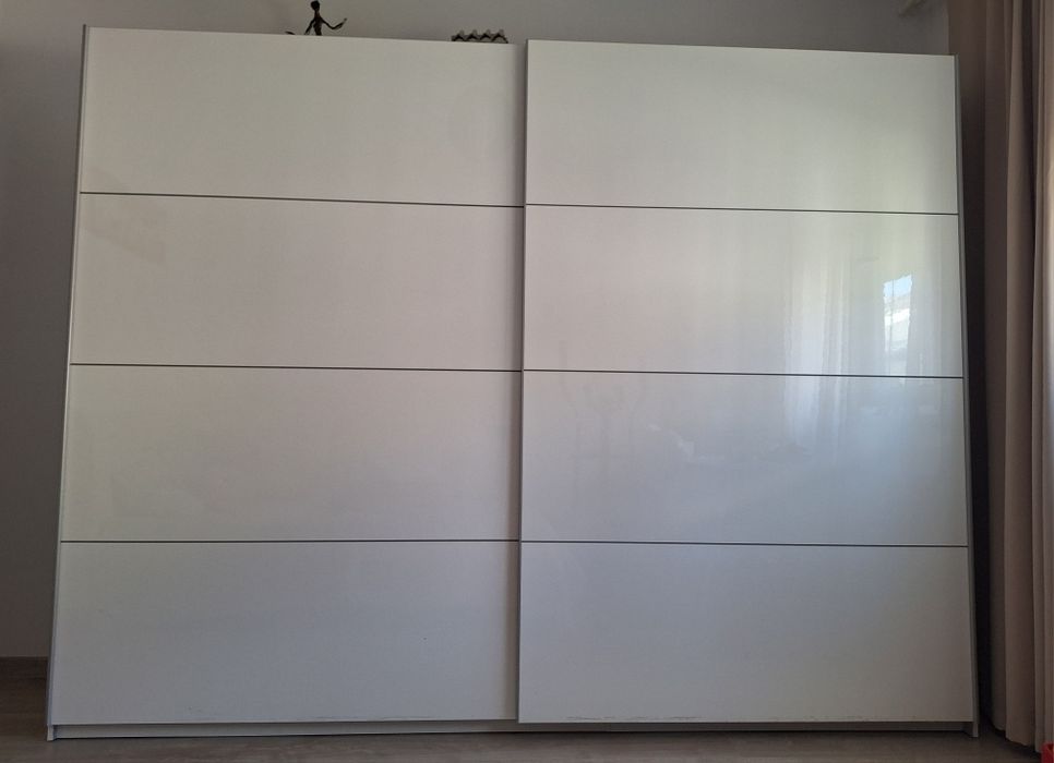 Dulap alb lucios 270x60x210