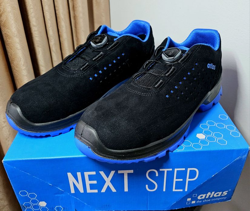 Atlas SL 940 BOA Blue - Pantofi de protecţie premium S1, mărimea 43