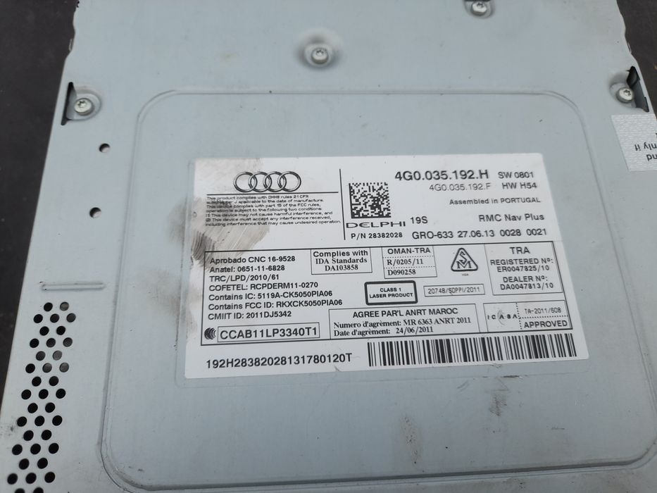 Unitate multimedia/Navigatie Audi A6 C7 4G / Audi A7 4G cod 4g0035193H