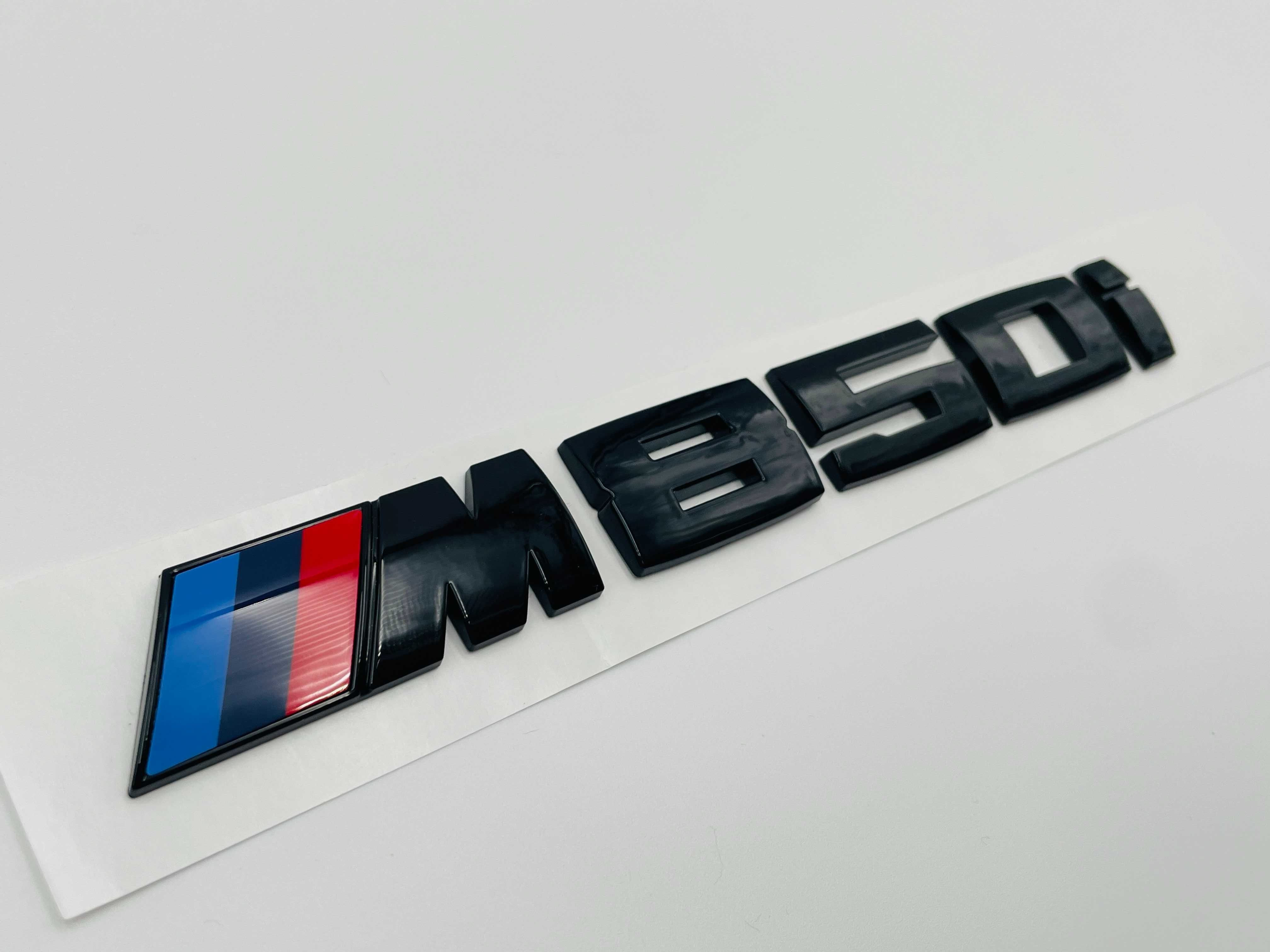 Emblema compatibila BMW M850i negru