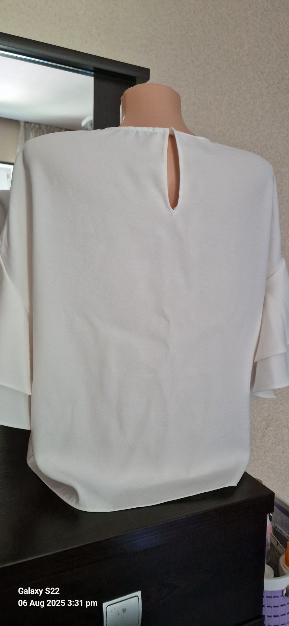 Белая блузка от Zara М ка ок куйлак блюзка Zara M