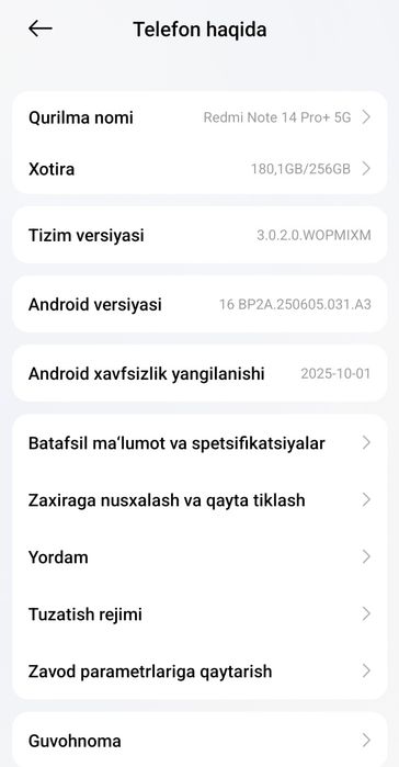 Redmi Note 14 Pro Plus 5G