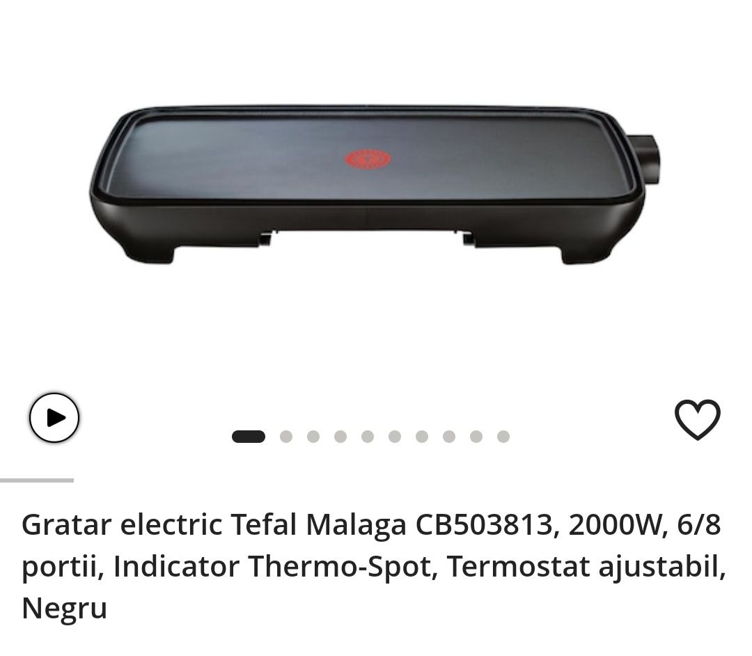 Grătar electric Tefal