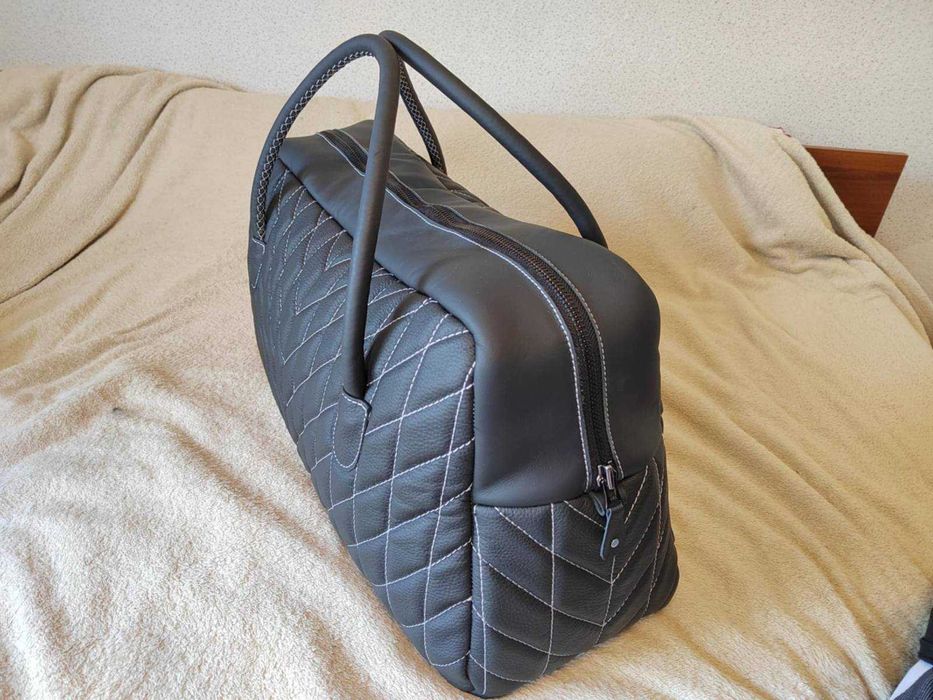 Кожен сак ръчна изработка