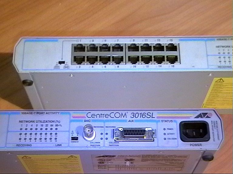 Концентратор Allied Telesyn CentreCOM AT-3016SL.Читайте объявление!