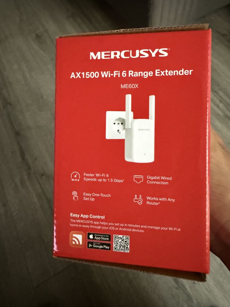 Mercusys AX1500 Wi-Fi 6 удължител на обхват