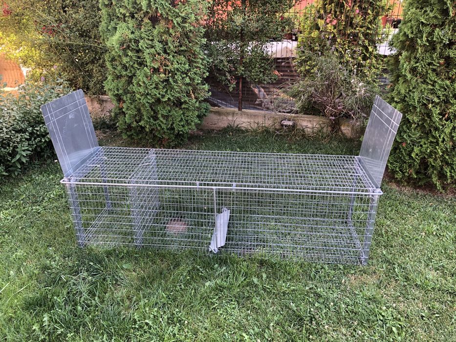 Capcana vulpi cu momeala vie și cu doua intrari -140/40/50 cm