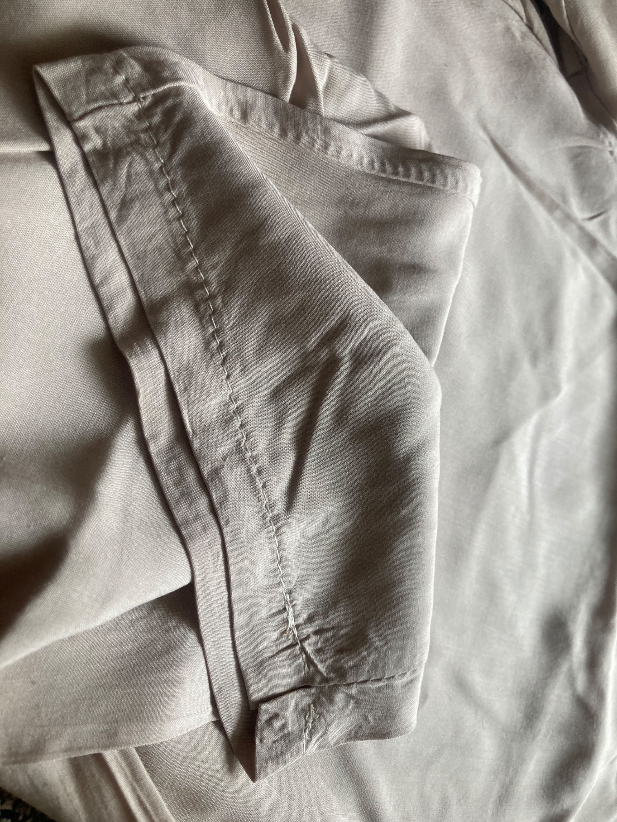 Pantaloni crem subtiri de vara din bumbac, mărimea S/M
