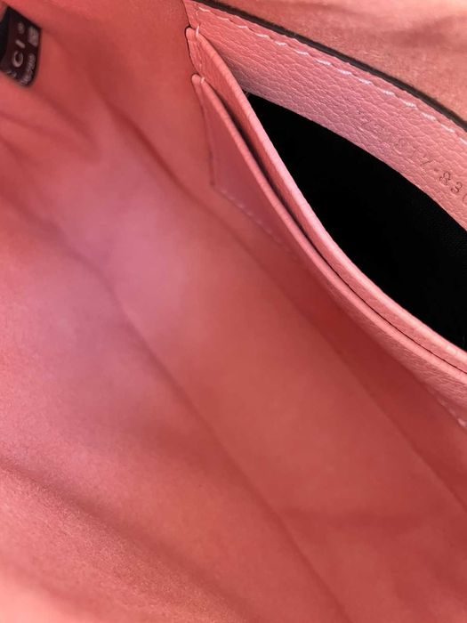 Гучи Розова Кожена чанта Оригинална Gucci Aphrodite Дръжка И Синджир