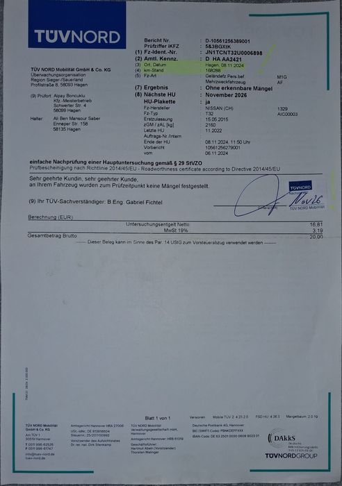NISSAN X-TRAIL 4×4, 180 mi km, tuv 2026