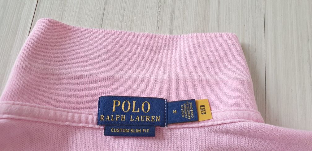 POLO Ralph Lauren Pique Cotton  Slim Fit /  M  ОРИГИНАЛ! Мъжка Тениска