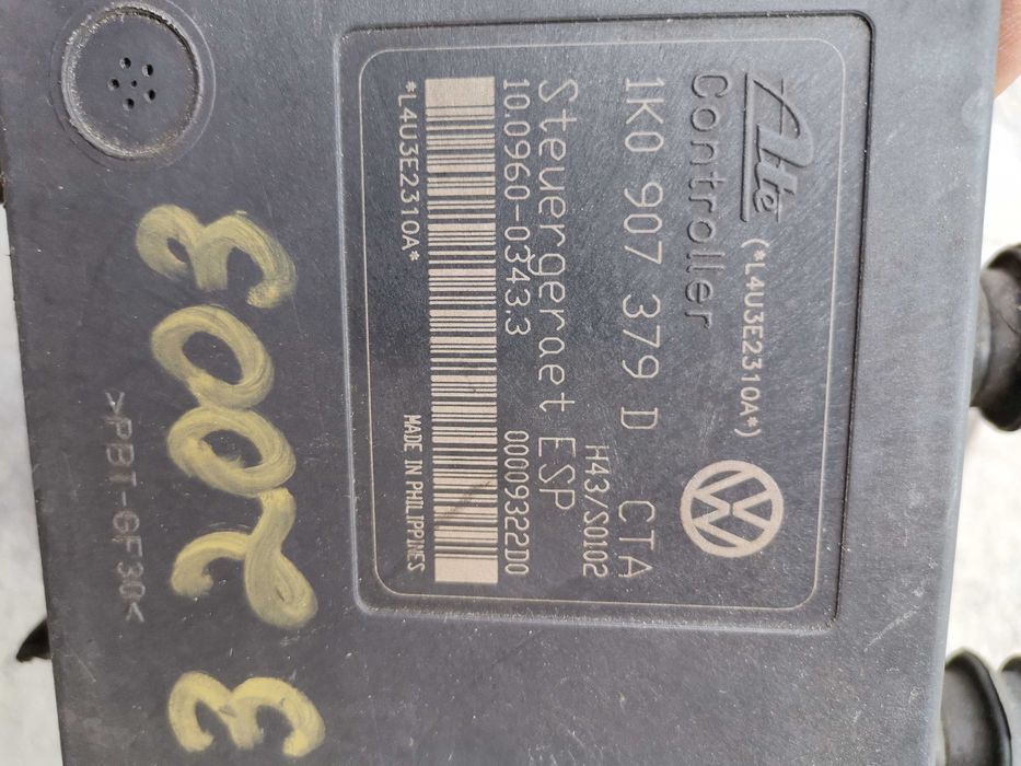 АБС /ABS Ауди А3/Audi A3 2002--2004  00009322D0    1K0 907 379D  CTA