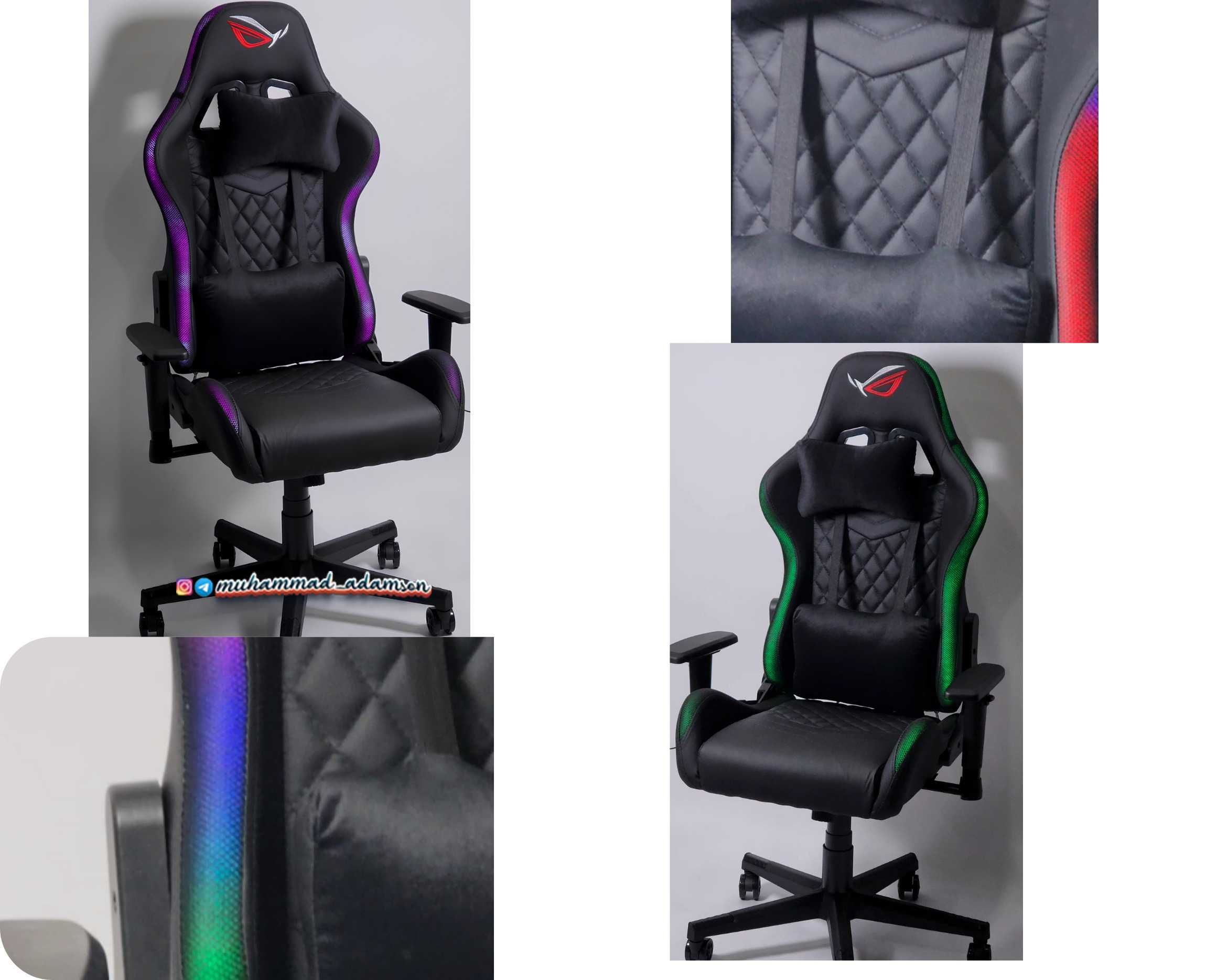 Игровое кресло Gladiator RGB c бесплатной доставкой, гарантия 1 года !