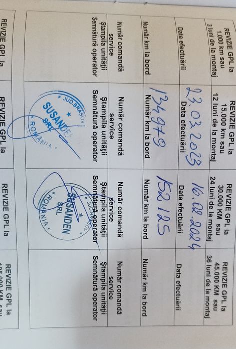 instalație gpl auto