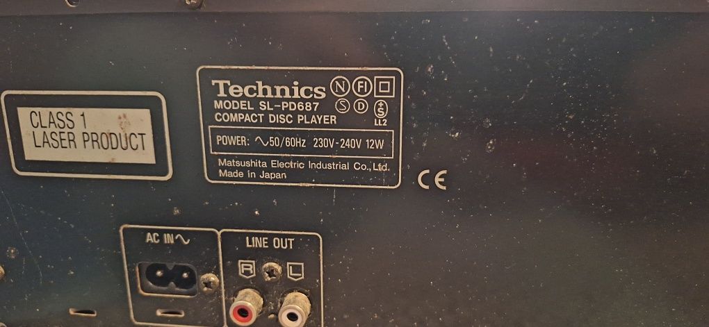 Technics sl-pd687 5cd Changer