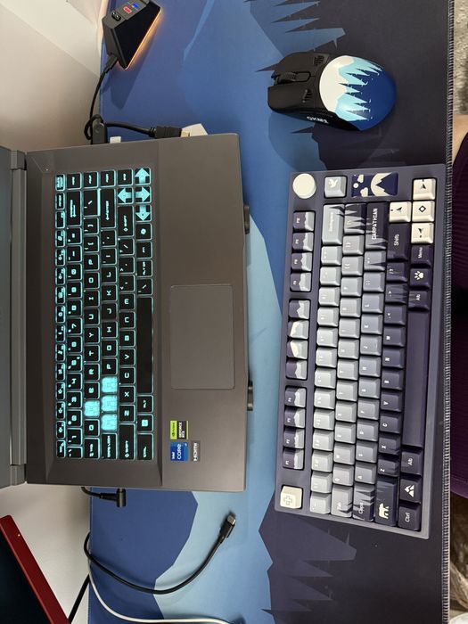 Mouse Tastatura si Mousepad QWERTYKEY Carpathian