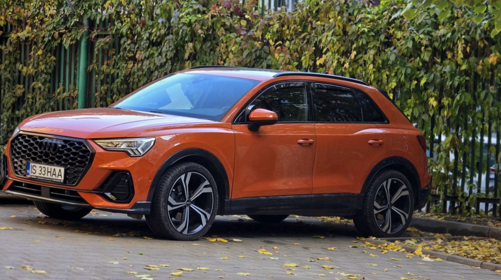 Audi Q3 Portocaliu 35 TDI Quattro S line Matrix Led Bang&Olufsen 680 W