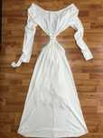 Rochie albă lungă nouă de la Cloche