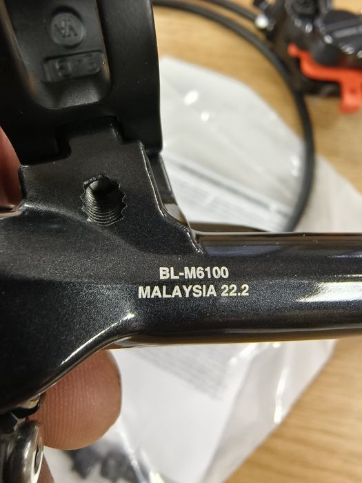 Спирачка предна Shimano Deore BL-M6100/6120 маркуч 950мм Четирибутална