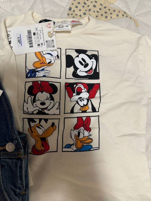Ново:Лот зимни дрехи Zara,c&a disney, 12-18м 80-86см момче