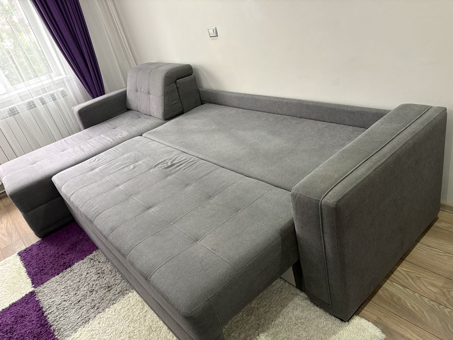 Canapea pe colt extensibila