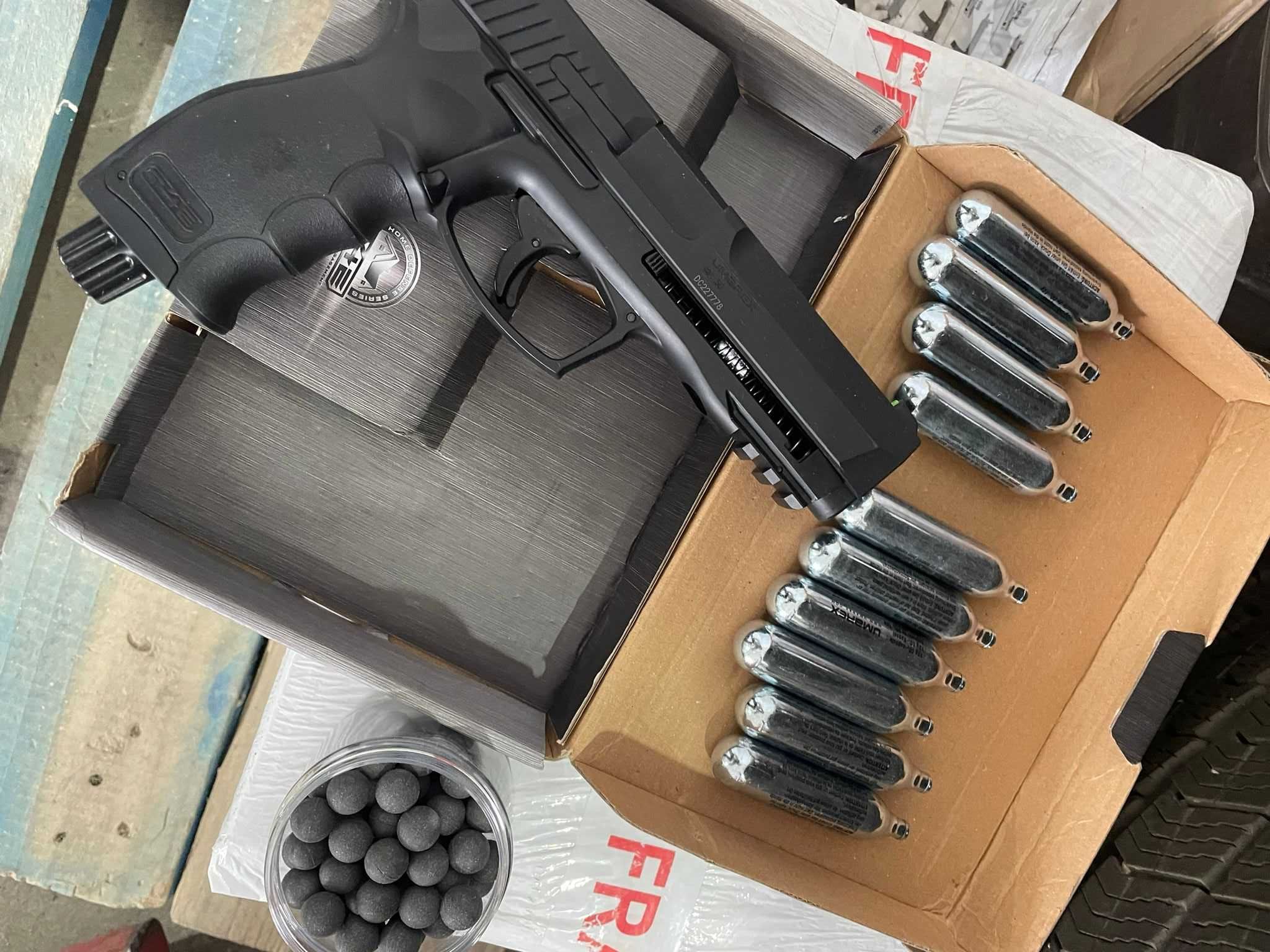 Pistol Airsoft HDP.50 Umarex BileDeCauciuc PutereMAXIMA 26j