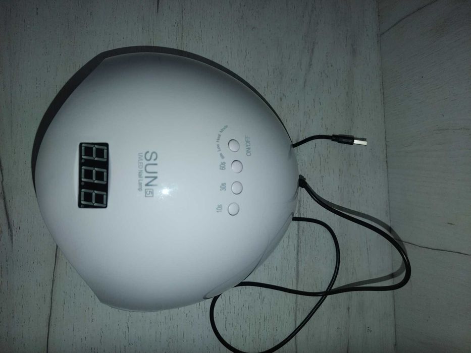Сензорна LED/UV лампа Sun с LCD  дисплей