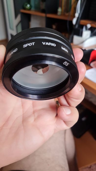 Lentilă efect sand spot