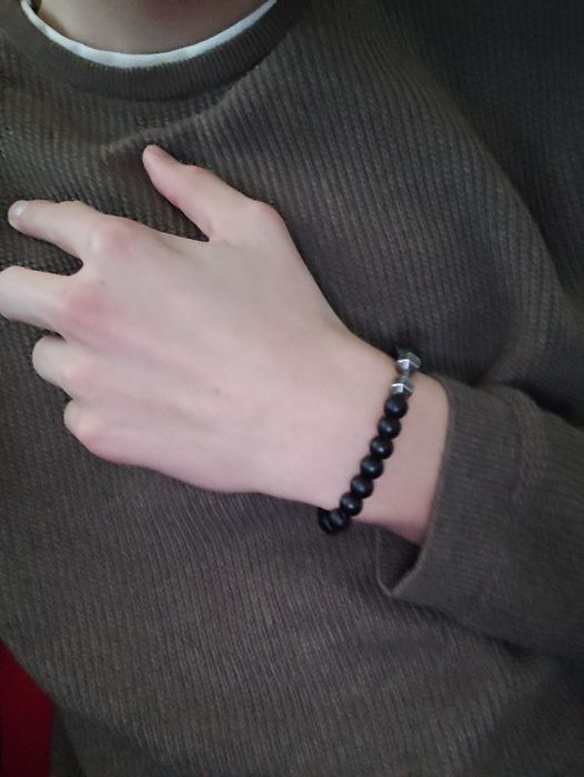 Brățară bărbați cu forma de gantera