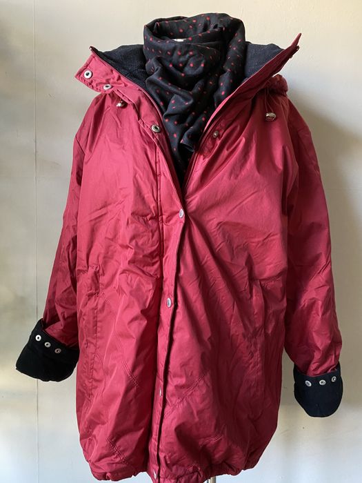 Дамско яке Оle в тъмночервено, L/ XL
