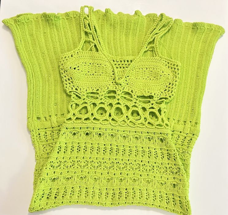 Rochie de plaja, tricotata