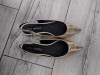 Pantofi aurii slingback Eva Minge