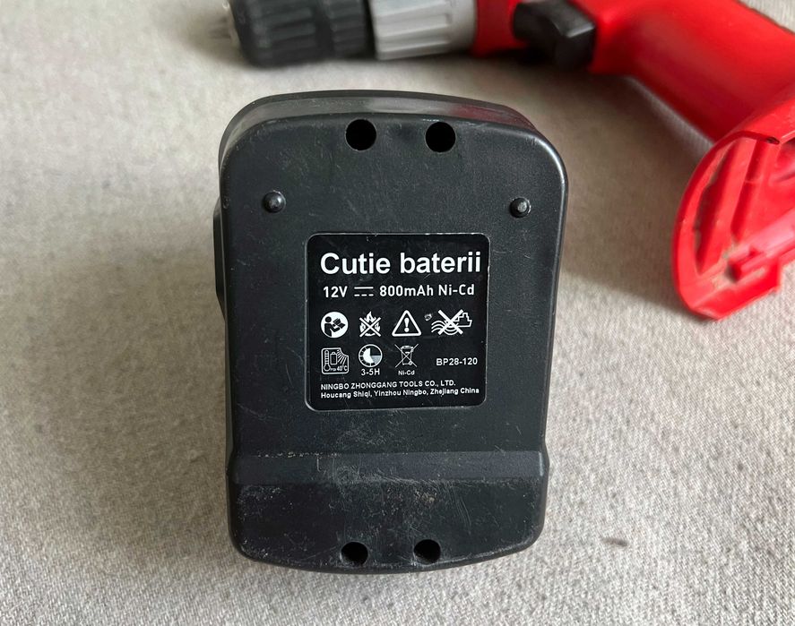 Bormașină fără fir Vmaster 12V cu acumulator – fără încărcător