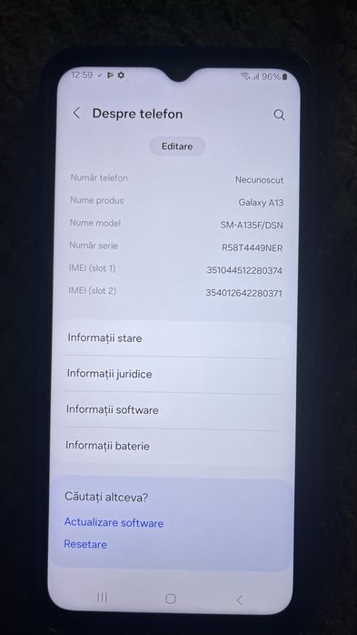Samsung galaxy A13 128GB  4gb ram
