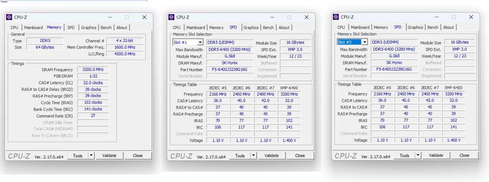G.SKILL Ripjaws S5 32GB (2x16GB) DDR5 6400MHz low profile