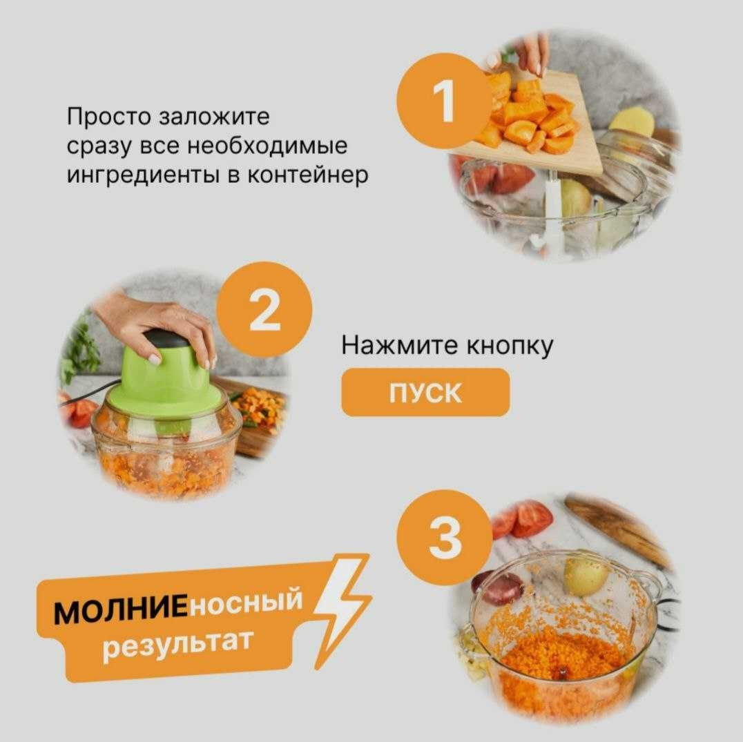 Кухонный-блендер овощерезка, мультирезка